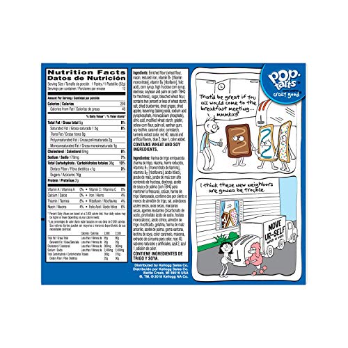 Image of Pop-Tarts Breakfast Toaster Pastries, Frosted Blueberry Flavored, 22 oz (12 Count)