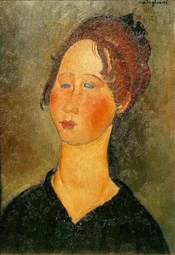 Impression sur toile de Modigliani 60x90 cm pour décoration élégante