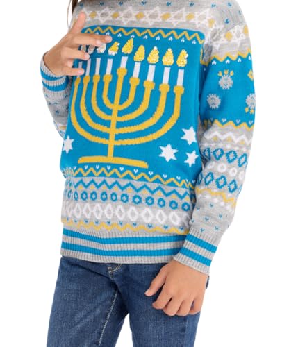 Tipsy Elves Youth Hanukkah Sweaters - Holiday Sweater for Parties and Events4