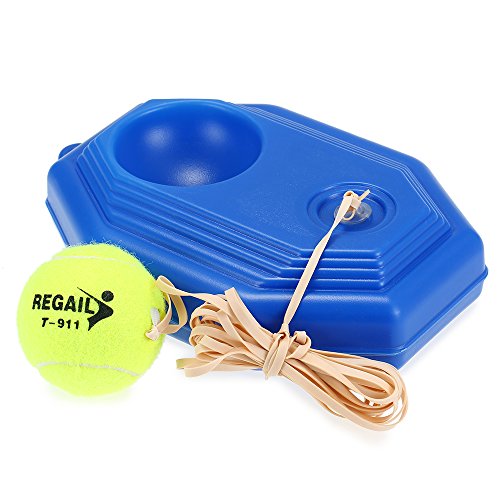 Bola de rebote, Andoer Instrutor de tênis Ferramenta de treinamento de treino de rodapé Exercício de