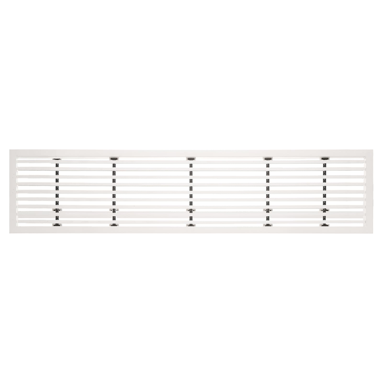 PATIKIL 1 Pcs Linear Bar Air Vent Grille, 28.3 x 6.6 Inch ABS Material Removable Air Supply Grille Linear Diffuser Ventilation Louvered Cover for Ceiling, Walls & Floors, White