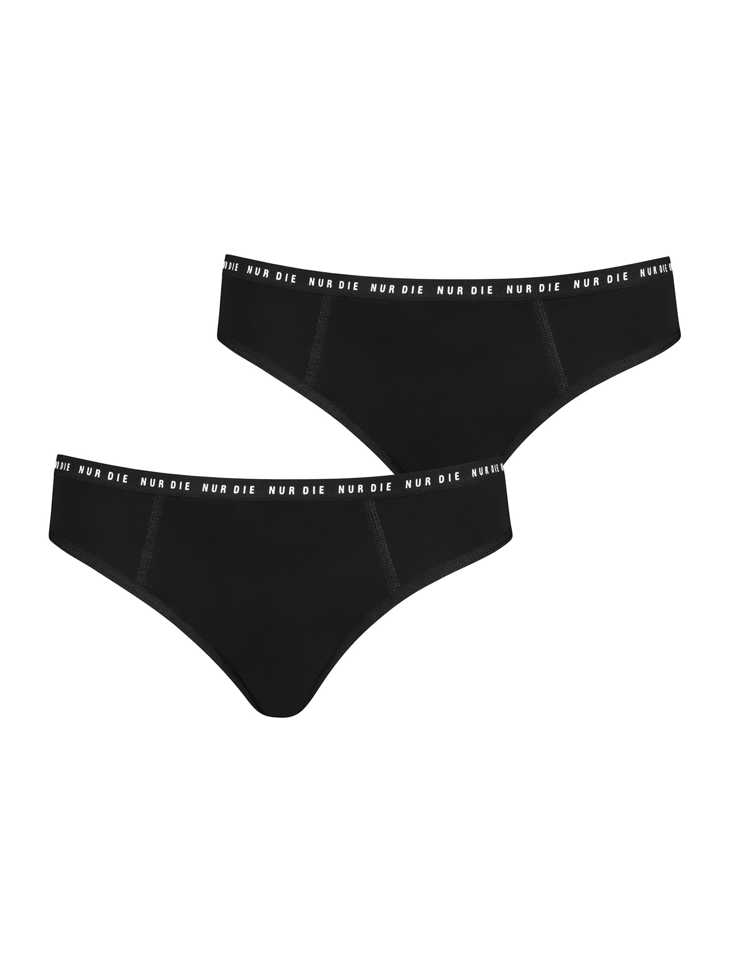 NUR DIE Biancheria intima per periodo, 2 pezzi, 5, 7, 10 pezzi, tutto regolato, biancheria intima mestruale, media e extra forte, ciclo sanguinante, assorbente, lavabile, confezione multipla