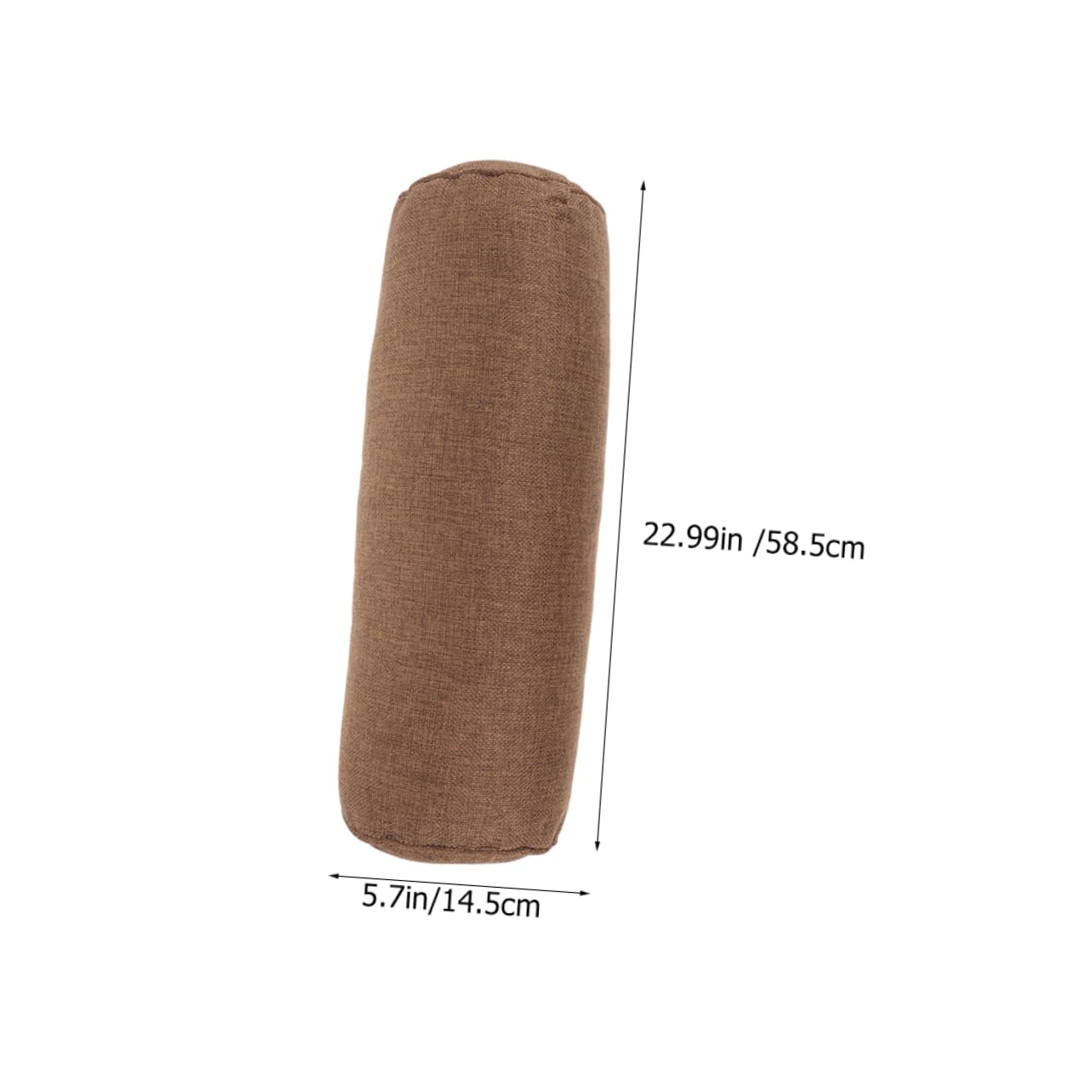 Cuscino per Yoga Cilindrico Multifunzionale in Cotone e Lino, Leggero e Adatto per Gambe, per Ufficio e Palestra, Supporto Ergonomico per Amanti dello Yoga