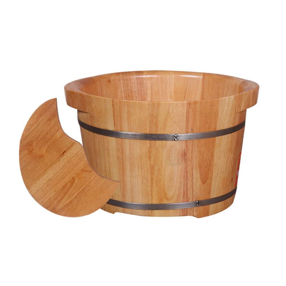PUCHEN Barile di legnoPiedeSpaPiedeLavaggioBarile,Legno massiccioPiedeAmmolloBarileSecchio,PedicureBarilePediluvio,PiedeBagnoBarileLoftyAmbition Comfortable Anniversary