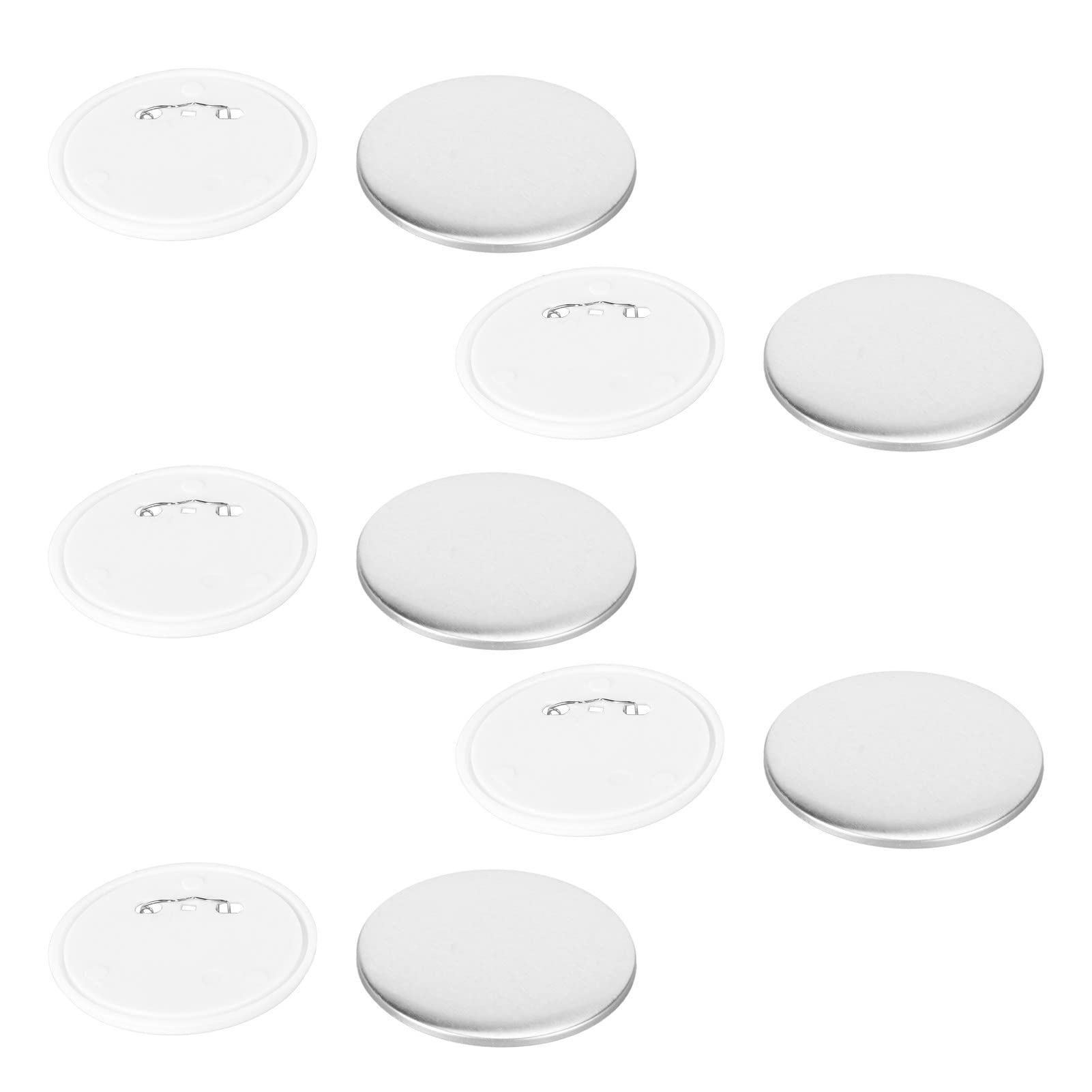 75mm Button Abzeichen Rohlinge Set, 100 Stück Weißblech für DIY