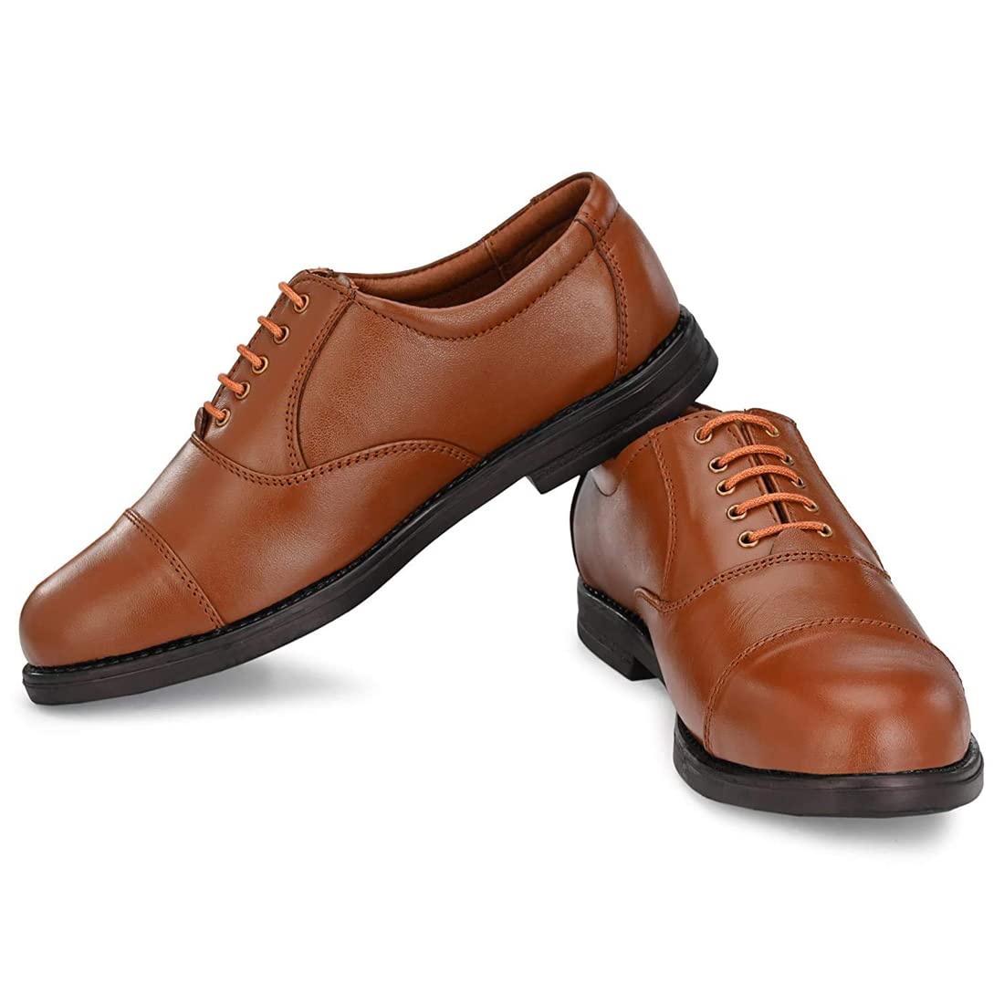 Formal Shoe for Men | Lace-Up Derby for Business & Casual Wear | Stylish Design with Comfortable Fit-image-43