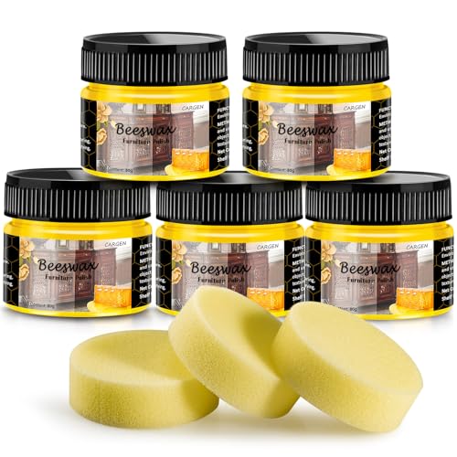 Image of CARGEN Beeswax Furniture Polish - Beeswax Wood Polish, 5 Pcs