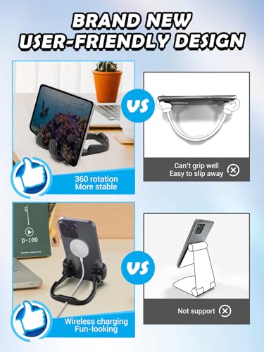 Support pour téléphone portable pour bureau et stand lazy phone