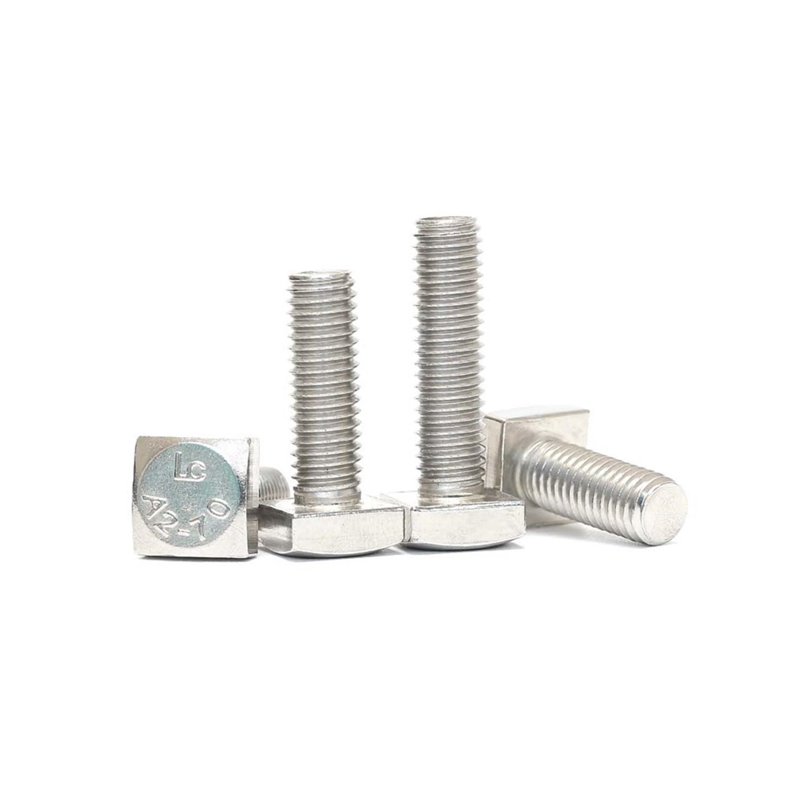 Vierkantschrauben Schrauben Vollgewinde Edelstahl 304 M6 x 50 mm 10 Stück für Bau und Reparatur Langlebige und korrosionsbeständige Befestigungselemente
