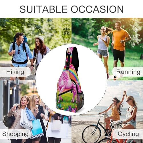 Mochila tipo sling Supdreamc para gimnasio y viajes miniatura 6