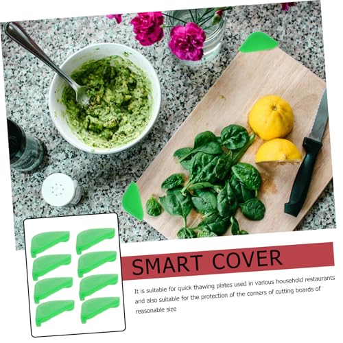 Image of Hemoton Silicone Corner Covers 8-Pack Baby Edge Protectors Non-Slip Kids Cutting Board and Furniture Safety Guards for Kitchen and Home