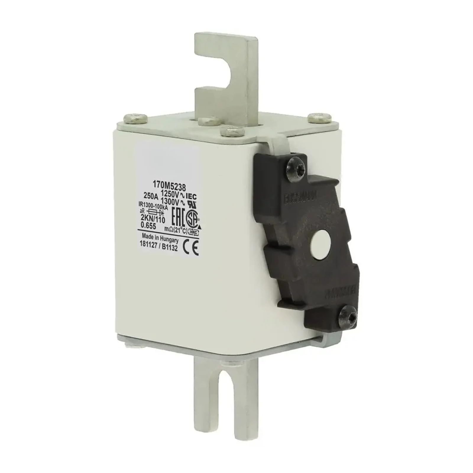 Fusible PC33UD60V1500EF a haute capacite de coupure contre les courts-circuits