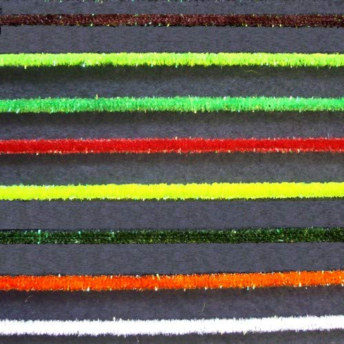 Turrall Astra Chenille for Fly Tying, Fritz Material for fishing flies or crafting (Chartreuse)