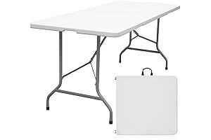 Folding Table 6ft Portable Foldable Table
