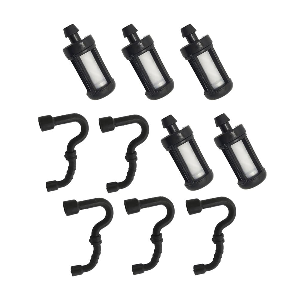Kit de 5 mangueras y Filtro de Combustible Compatible con motosierras S180, MS170, 018 y 017. Pieza de Repuesto for Herramientas de jardín.