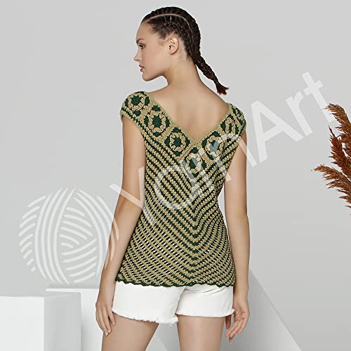 Yarnart Bamboo Blend Yarn%50 Bamboo%50 Pac 1 Skein Yarn 1.76 Oz 164 Yds Pack Of 1 For Sipring And Summer Kintting Projects  thumb #2