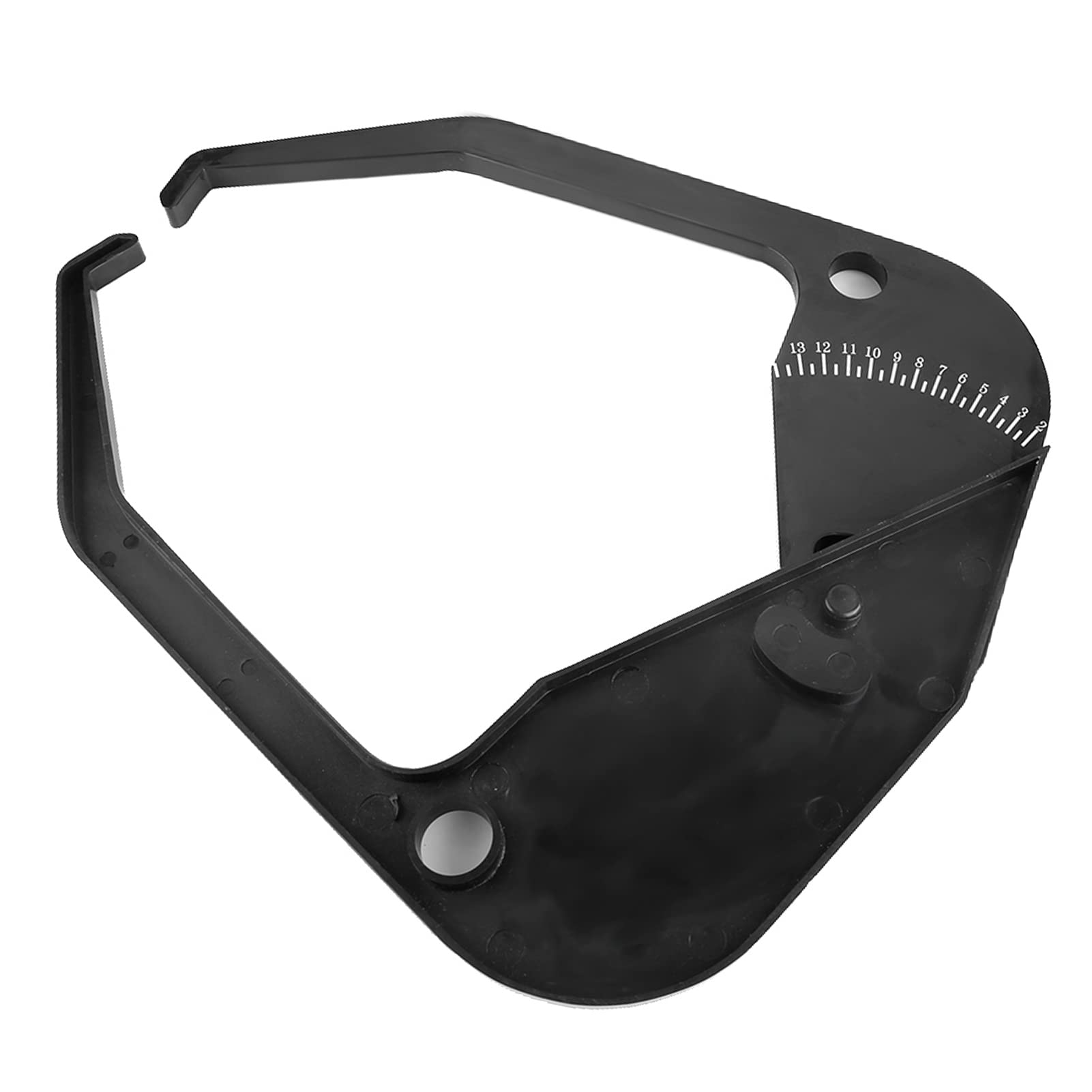 Calibro per Equilibratrice per Ruote per Auto, Strumento di Misurazione della Larghezza del Cerchione di Alta qualità, per Pneumatici, per Appassionati di Auto, con Materiale ABS Resistente,