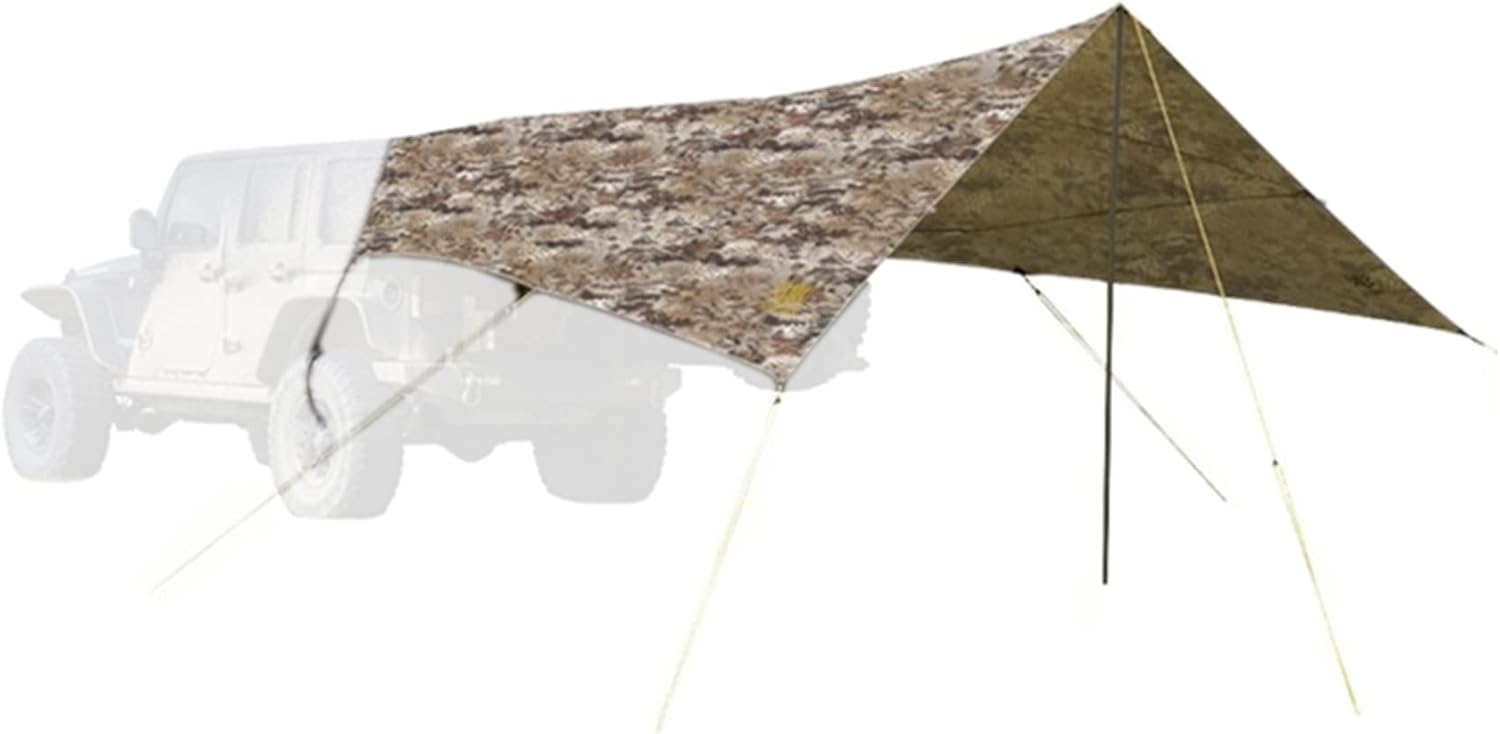 Slumberjack Roadhouse Tarp, Hunting Camping Overland Shelter, Khaki Slumberjack Roadhouse Tarp, Hunting Camping Overland Shelter, Khaki