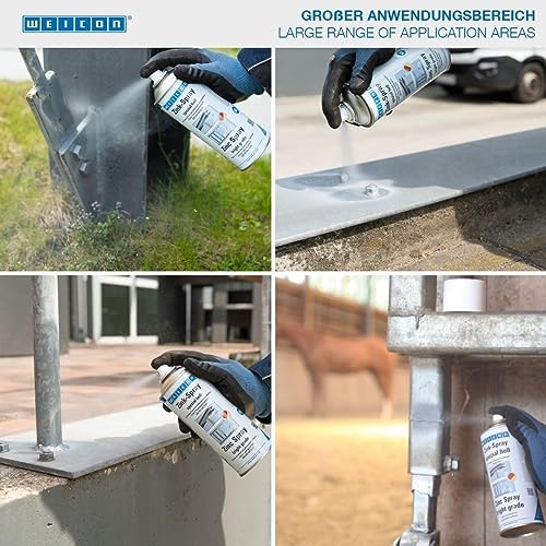 Image of Weicon (Germany) Zinc Spray Bright Grade