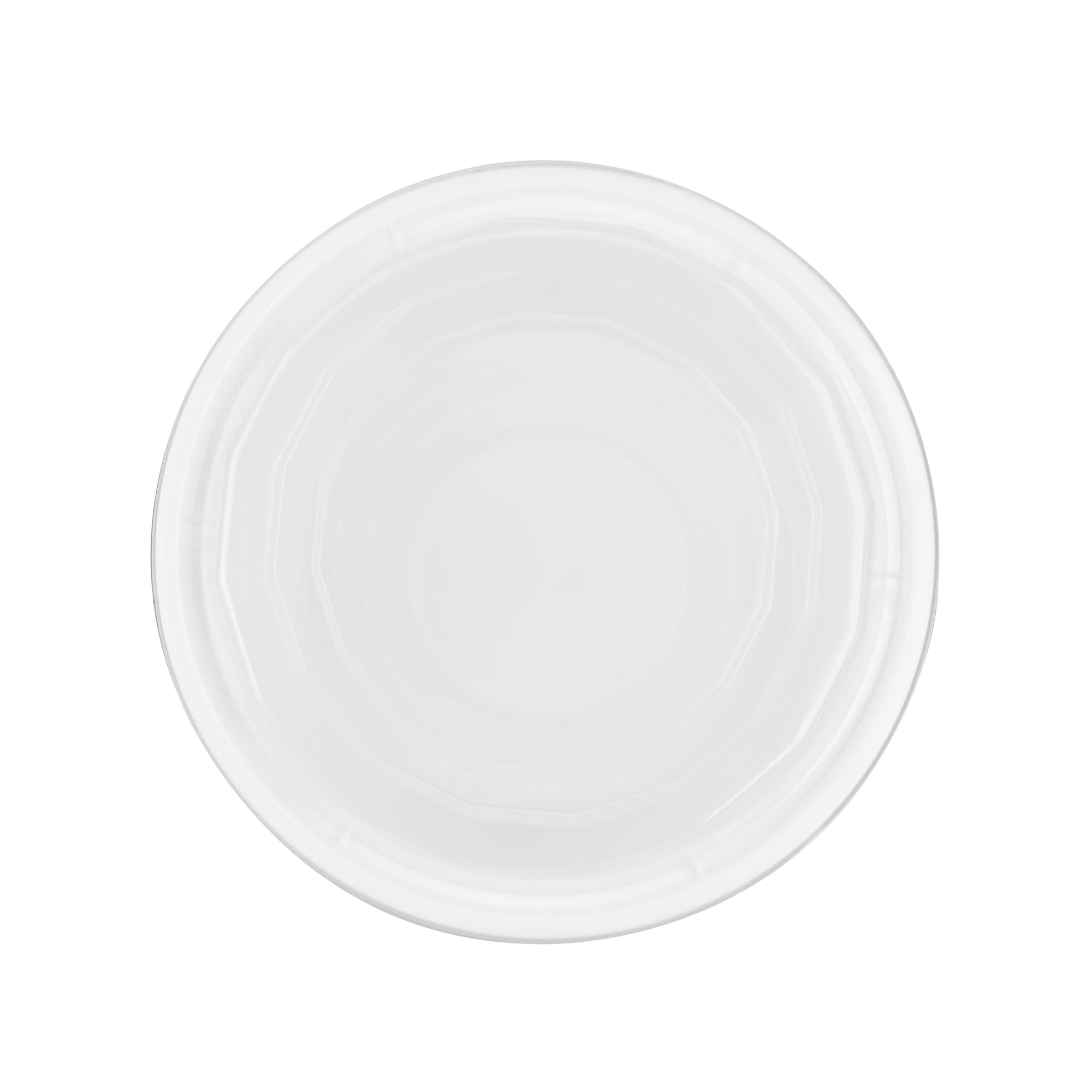 Restaurantware 100 Count Asporto Microwavable Collection Round PP To Go Box with Clear Lid