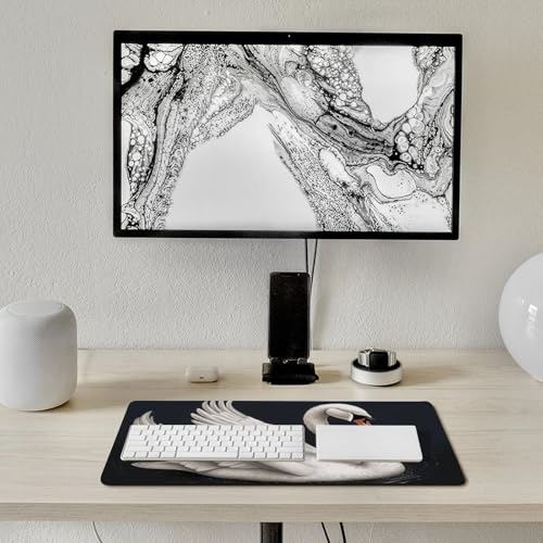 White Swan Desk Pad Large Desk Protector 24 x 12 in miniatura 7