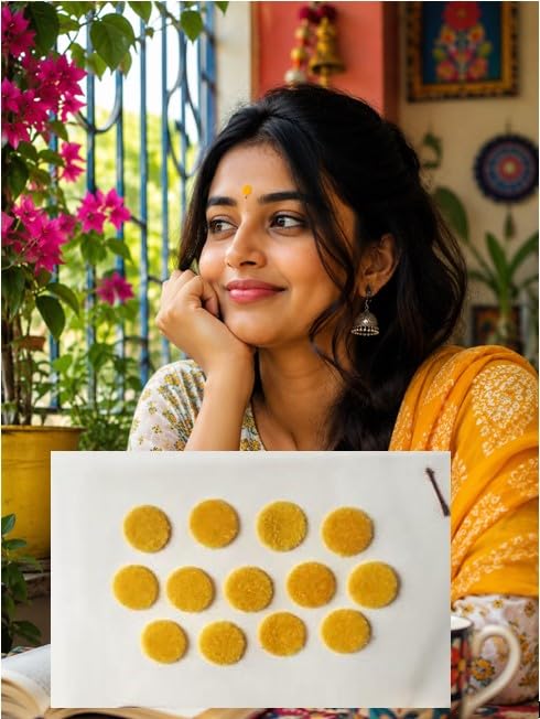 Sujit Enterprise-Bridal colection Light Yellow Colour Round Shape Mix Size Bindi for Womens (Pack of 6)-picture-41