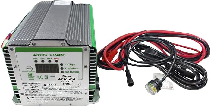 JLG 48V Battery Charger 1001103105 JLG Aftermarket Parts for JLG Lift E300 E400 E600 Series Boom Lifts and LE 3369 and 4069 Series Scissor Lifts
