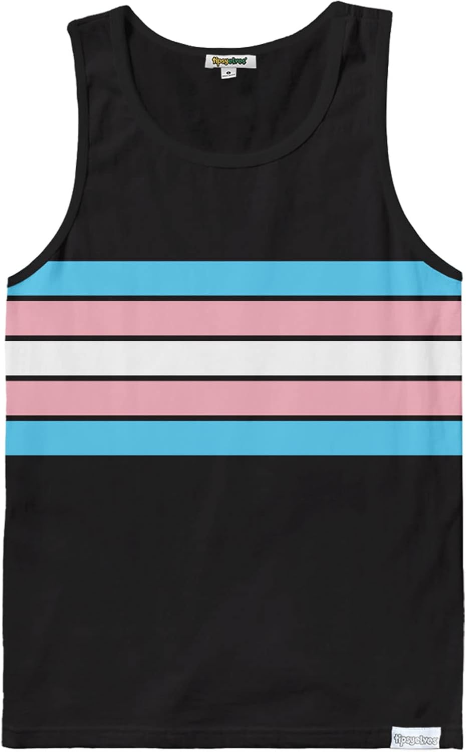 Tipsy Elves LGBT Pride Flag Tank Tops Colorful Rainbow Shirt Bi Trans Gay Lesbian Pride Outfits for Men Women