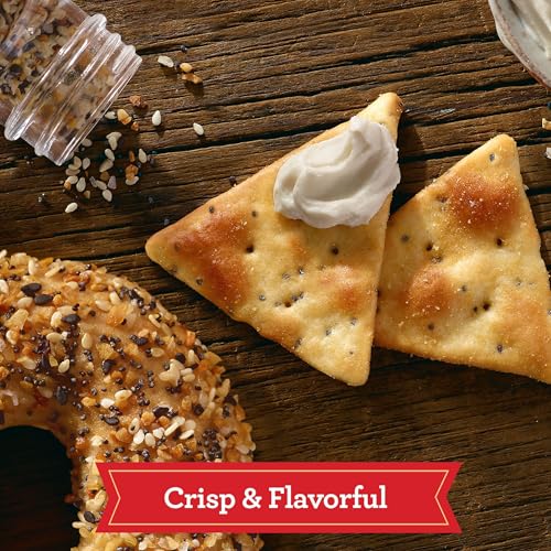 Town House Pita Oven Baked Crackers, Party Snacks, Everything Flavor (12 Boxes)