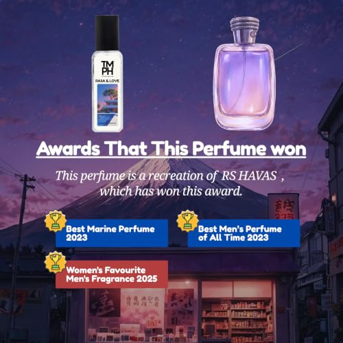 Image of TMPerfumehouse Rasa & Love EDP for Men | Fresh, Fruity & Long Lasting Perfume Spray | Fruity, Citrus & Aquatic Fragrance | Luxury Gift for Him | TMPH | 20ml