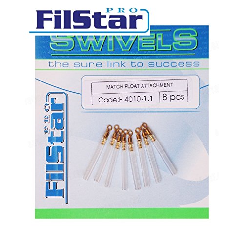 8 x "TEAM FILSTAR F-4010" Posen- Matchposen- Adapter Ø-Schlauch von 0,8 - 1,5mm erhältlich (1,1mm) Cover