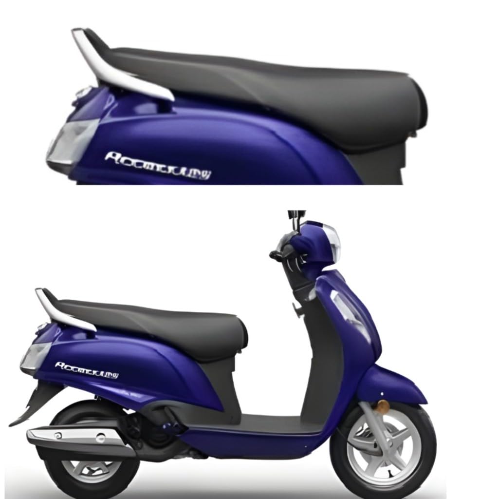 AutokraftZ Waterproof Durable Faux Leather Seat Cover for Suzuki Access 125 (Black) - Heat Resistant, Sweat Free Comfort, Protects from Cuts and Scratches