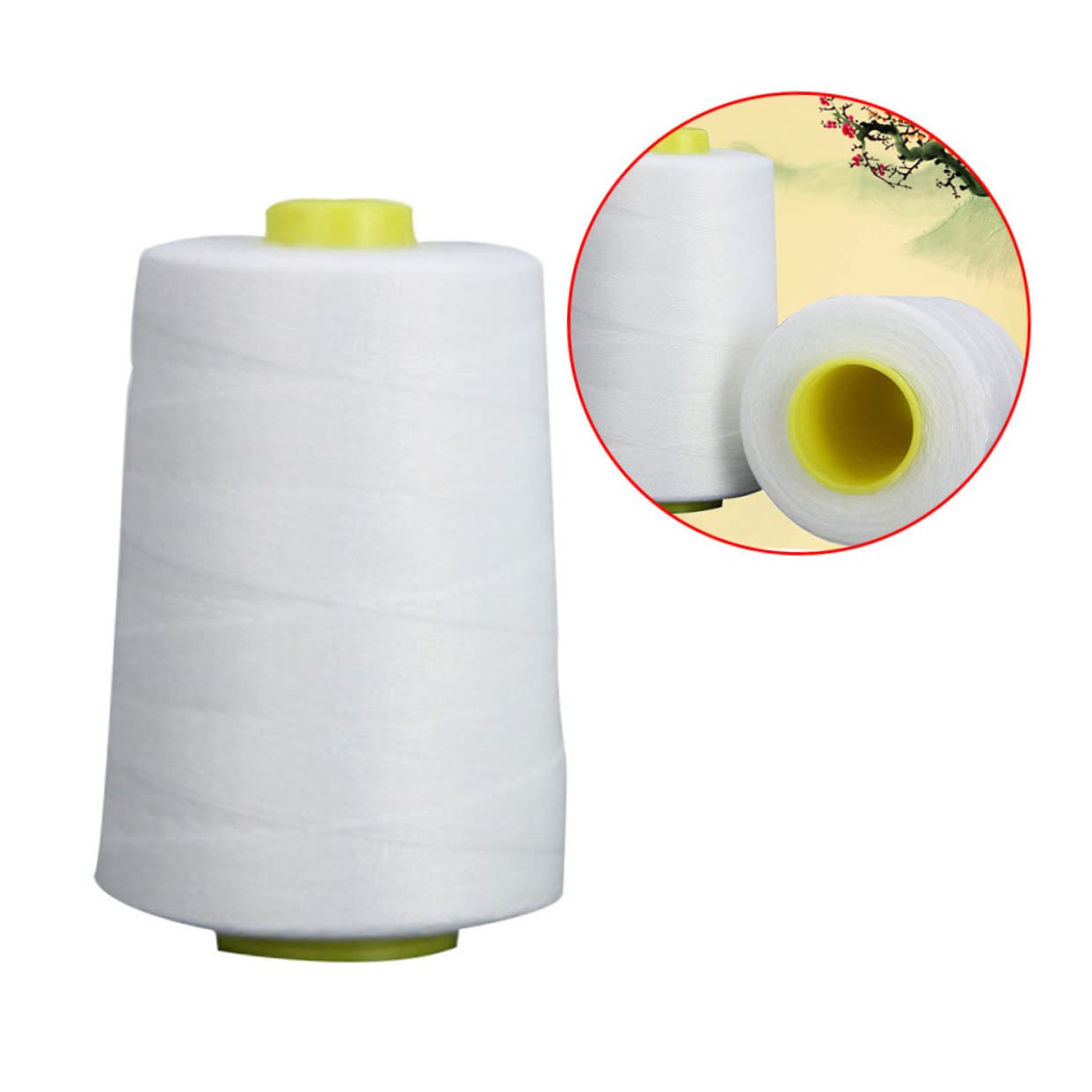 Homoyoyo 4piezas Línea De Paquetes Hilo De Coser Unidades Hilo De Poliéster Máquina De Coser Para Costura Manual y Cierre De Bolsas
