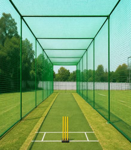Image of ProZone UV-Protected, Interlocked Green Practice Cricket Net Without Poles and Roof, Sizes, Thread Options 1mm, 1.5mm, 2mm, 2.5mm & 3mm (10X40 2MM)