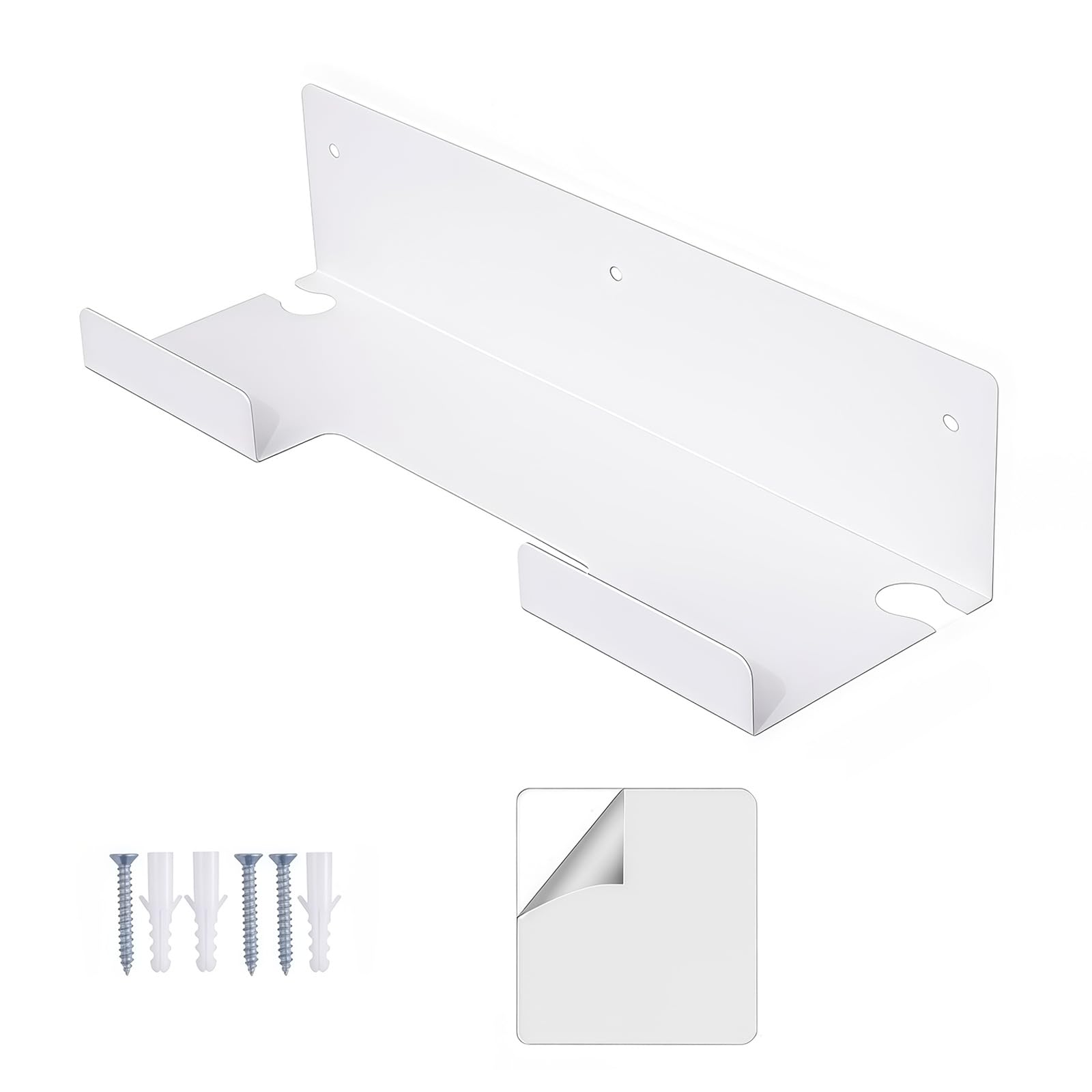 Hsioluted Door Hanging Hair Straightener and Curling Iron Holder for Bathroom Storage Sturdy and Stylish Hair Iron Organizers Smooth Styling Tool Shelf
