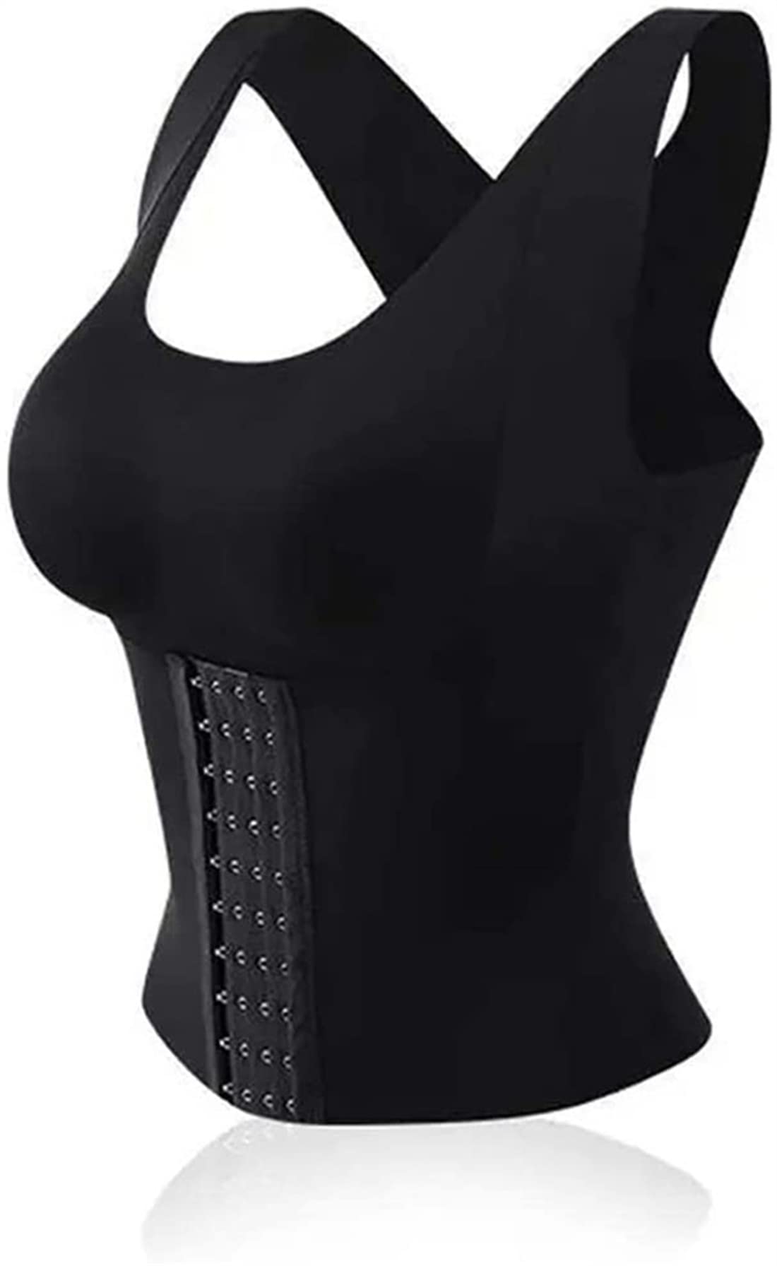 TTDGYYXW 3 en 1 Cintura Abotonada Sujetador Fajas Mujeres Cintura Entrenador corsé Barriga Control Fajas corrección de jorobado