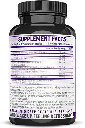 vitamina durma bem - 60 capsulas vegetariana