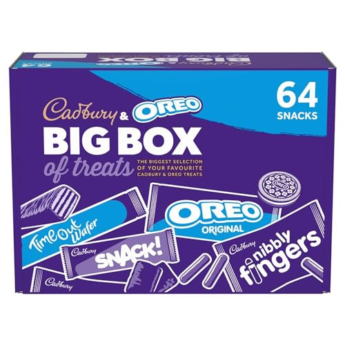 Cadbury & OREO Big Box of Treats 64 Assorted Chocolates and Snacks 1790 g (Pack of 1)