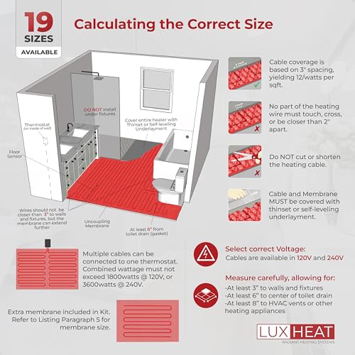 Luxheat Electric Radiant Floor Heating System thumb #5