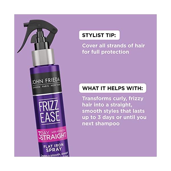 John-Frieda-Frizz-Ease-Keratin-Infused-Flat-Iron-Hair-Spray-3-Day-Straightening-Spray-Anti-Frizz-Heat-Protectant-for-Curly-Hair-35-Ounce John Frieda Frizz Ease Keratin Infused Flat Iron Hair Spray, 3 Day Straightening Spray, Anti Frizz Heat Protectant for Curly Hair, 3.5 Ounce