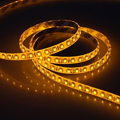 Susay® Waterproof LED 3528 SMD 300LED 5M Flexible Light Strip 12V 2A 24W 60LED/M (Yellow)