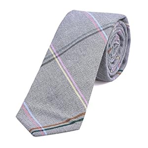 DonDon Herren Krawatte 6 cm gestreift Baumwolle