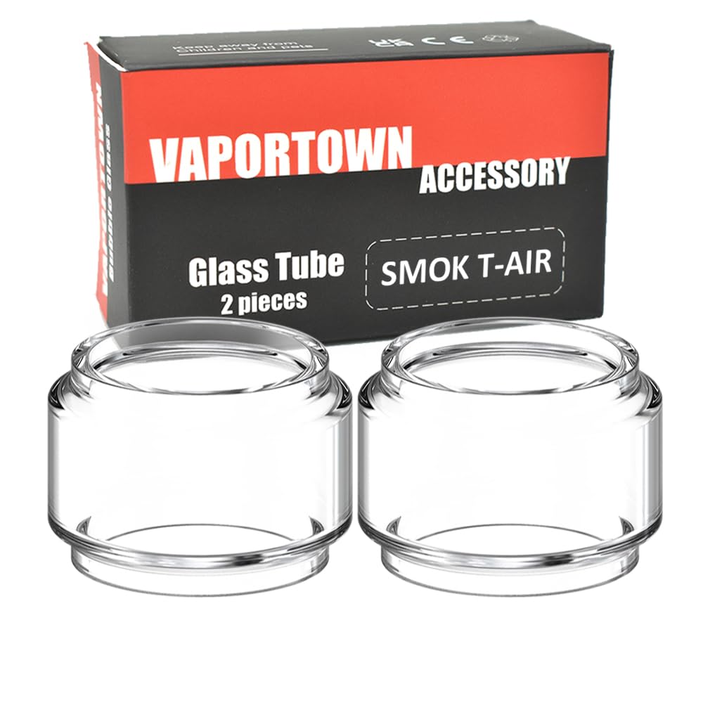 Vaportown 3X Spare Bubble Glass Tube For SMOK TFV8 Baby V2 Tfv Mini V2 Tank Rainbow Clear Fat Boy Replacement Tank For Mag Grip Kit Species Kit R Kiss