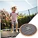 Pesoncarl Trampoline Replacement Mat, UV-Resistant Trampoline Pad with 48 Eyelets Robust Jumping Mat for Garden and Outdoor, 8ft, Accessories.