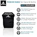 Autobase Trash Can for Car | Truck SUV Trash Bin Large 3 Gallon Size | Road Trip Must Haves | Car Gifts for Dad, Him or Her
