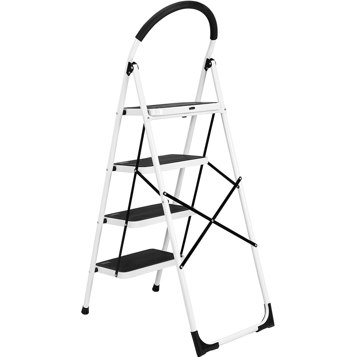 𝐂𝐑𝐀𝐅𝐓𝐅𝐔𝐋𝐋 Design de l’échelle Pliante CF-130A | 2 à 5 marches - Pliable - Jusqu’à 150 kg - Échelle ménagère - Échelle - Échelle à marches