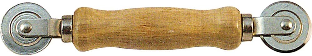 Prime-Line P 7508 Screen Rolling Tool with Wood Handle and Steel Ball Bearing Wheels (Single Pack)