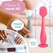 Bumco Baby Bum Brush + Mini Diaper Cream Spatula with Case - BPA-Free Butt Spatula Baby, Soft Diaper Spatula, Baby Diaper Cream Applicator, Mom-Invented Diaper Bag Essentials, Butt Spatula