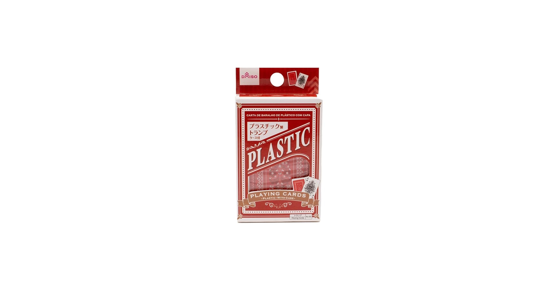 Daiso Plastic Playing Cards With Case : Amazon.ae: Toys