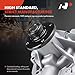 A-Premium Engine Water Pump W/Gasket [DOHC, 4Cyl 2.3L] Compatible with Mercedes-Benz [W202 Series] C220 1994-1996, C230 1997-1998, Replace for# 111200040180, 1112004001, 111200400180
